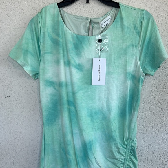 Lovers and friends Elijah Dress in Seafoam Tie Dye - Picture 8 of 13